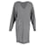Day Balenciaga Pulloverkleid mit V-Ausschnitt aus grauem Kaschmir Wolle  ref.1015180