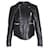 Balenciaga Bikerjacke aus schwarzem Leder  ref.1015184