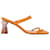 Jacquemus Les Mules Vallena Sandals In Orange Suede  ref.1015195