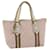 GUCCI Borsa a mano linea Sherry in tela GG Rosa Bianca Verde Aut 49075 Bianco  ref.1015422