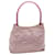 PRADA Hand Bag Satin Pink Auth 49310  ref.1015441