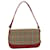 Autre Marque Burberrys Nova Check Shoulder Bag Canvas Leather Beige Red Auth 48849 Cloth  ref.1015508