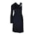Jil Sander One Shoulder Wool Dress Black  ref.1015886