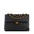 Chanel - Maxi jumbo Timeless bag in grained leather Black