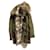 SAINT LAURENT  Coats T.fr 34 cotton Khaki  ref.1016218