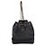 Chanel Quilted Gabrielle Rucksack aus schwarzem gealtertem Kalbsleder