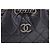 Chanel Quilted Gabrielle Rucksack aus schwarzem gealtertem Kalbsleder - Ansicht 13