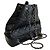 Chanel Quilted Gabrielle Rucksack aus schwarzem gealtertem Kalbsleder - Ansicht 14