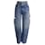 Maison Martin Margiela Maison Margiela Jeans com recorte lateral em jeans de algodão azul  ref.1111604