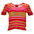 Kenzo Jungle Gestreiftes T-Shirt aus mehrfarbiger Baumwolle Mehrfarben  ref.1016377