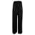 Sandro-Hose mit geradem Bein aus schwarzer Viskose Zellulosefaser  ref.1016468