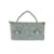 Autre Marque Vintage grün gewebte Bast Stroh Handtasche Tasche Korb  ref.1016615