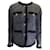 Autre Marque Rokh Black / Weiße Woll-Tweed-Jacke mit Samtbesatz Schwarz Wolle  ref.1017452