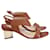 Nicholas Kirkwood Leda Block-Heel Sandals in Brown Leather  ref.1017531