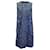 'S Max Mara Nola Sleeveless Printed Shift Dress in Blue Cotton  ref.1017548
