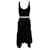 a.l.C. Anders Handkerchief Hem Knit Midi Dress in Black Viscose Cellulose fibre  ref.1017576