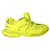 Zapatillas Balenciaga Neon Track en cuero y malla verde lima  ref.1017709