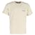 Everyday Balenciaga Jersey-T-Shirt mit Vintage-Logo aus cremefarbener Baumwolle Weiß Roh  ref.1017728