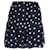 Ganni Smocked Polka-Dot Mini Skirt in Navy Blue Viscose Cellulose fibre  ref.1017794