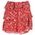Iro Printed Mini Skirt in Red Viscose Cellulose fibre  ref.1017819