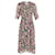 Ba&Sh Betty Midi Dress in Floral Print Viscose Python print Cellulose fibre  ref.1017827