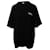 Balenciaga Logo Conditionnement Politique Oversize en Coton Noir  ref.1017834