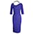 Roland Mouret Asymmetric Pleat Low Back Dress in Purple Viscose Cellulose fibre  ref.1017870