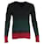 Burberry Prorsum Ombre V-Neck Pullover in Multicolor Wool Multiple colors  ref.1017970