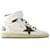 Golden Goose Deluxe Brand Sky Star Sneakers – Golden Goose – Leder – Mehrfarbig Weiß  ref.1017973