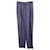 Pantalón plisado estampado Giorgio Armani de viscosa azul Fibra de celulosa  ref.1017989