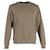 Off White Suéter con cuello redondo y lengüeta diagonal en algodón caqui de Off-White Verde  ref.1018021
