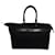 Saint Laurent City Große Einkaufstasche mit Reißverschluss aus schwarzem Canvas Leinwand  ref.1018041