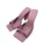 Autre Marque GIA BORGHINI Sandalen T.EU 37.5 Stoff Pink Leinwand  ref.1018078