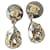 Chanel CC A13Anhänger mit V-Logo und tropfenförmigem Kristall-SHW-Ohrring Silber Metall  ref.1018286