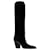 El Dorado 100 Boots - Paris Texas - Leather - Black Pony-style calfskin  ref.1018376