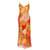Kenzo robe Orange Polyester  ref.1018536