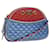 Bolsa de ombro acolchoada GUCCI couro vermelho azul autenticação 49168  ref.1018556