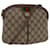 GUCCI GG Canvas Web Sherry Line Shoulder Bag Beige Red Green Auth tb748  ref.1018635