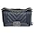 Chanel Boy mini bag Black Silver hardware Leather  ref.1018797