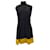 Mini-robe Joseph à col montant et cordon de serrage en soie noire  ref.1018980