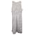 Vestido floral sem mangas Nina Ricci em renda de algodão branco  ref.1018981