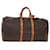 Louis Vuitton Monograma Keepall 55 Boston Bag M41424 Autenticação de LV 48430 Lona  ref.1019091