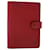 LOUIS VUITTON Epi Agenda PM Day Planner Cover Rouge R20057 Auth LV 48870 Cuir  ref.1019100