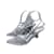 Autre Marque GIA BORGHINI  Sandals T.EU 38 leather Silvery  ref.1019287