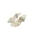 CULT GAIA Sandali T.Unione Europea 37 Leather Bianco Pelle  ref.1019311