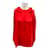 LAURENCE BRAS Top T.fr 36 Viscosa Rosso  ref.1019313