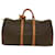 Louis Vuitton Keepall 55 Brown Cloth  ref.1019559