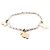 Dodo Pomellato BRACCIALE DODO MINI GRANELLI T18 soldi 3 CIONDOLI ANIMALI LEONE IN ORO GIALLO 18K