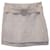 Maje Mini-jupe superposée à carreaux et ceinture Jikam en viscose beige Fibre de cellulose  ref.1019803
