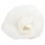 Chanel Broche de seda Camelia floral blanco  ref.1019902